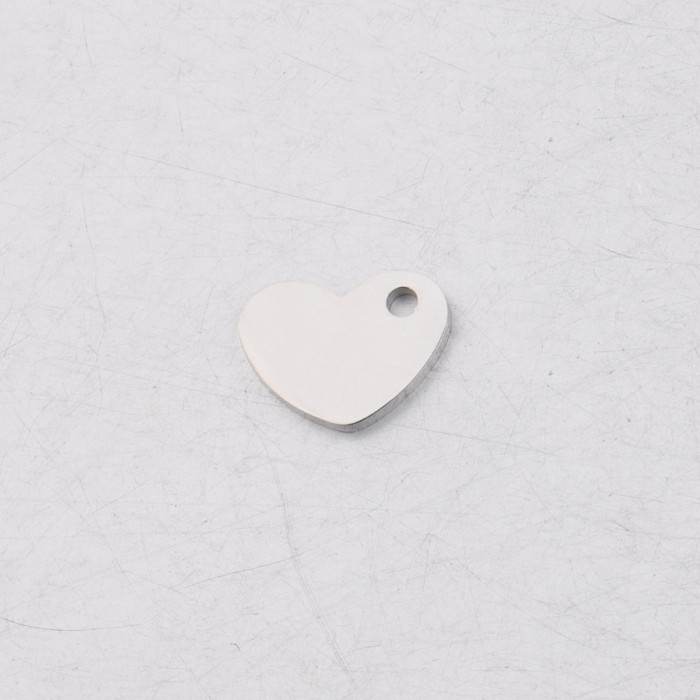 Love Pendant Ornaments Accessories Stainless Steel DIY Tag