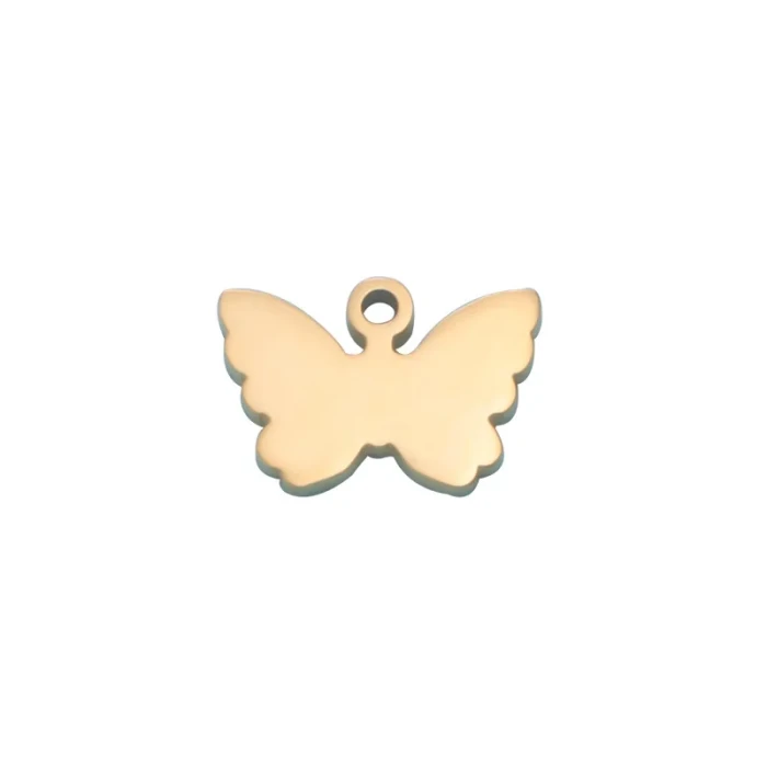 Stainless Steel Creative Exquisite Butterfly Pendant DIY Animal Series Ornament Accessories