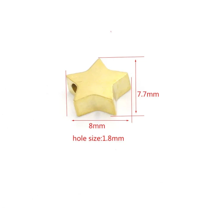 Stainless Steel Five-Pointed Star DIY Ornament Accessories