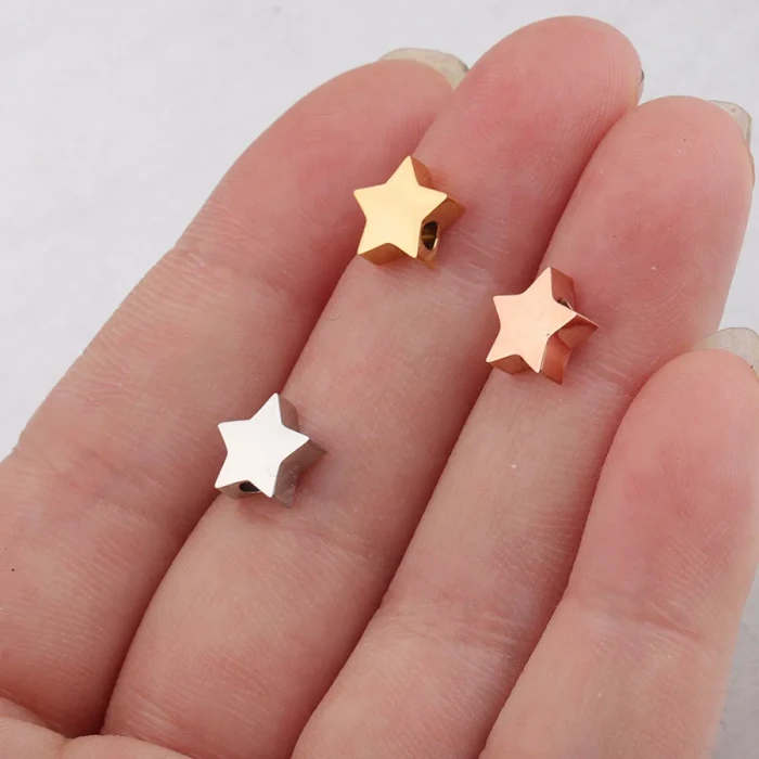 Stainless Steel Five-Pointed Star DIY Ornament Accessories