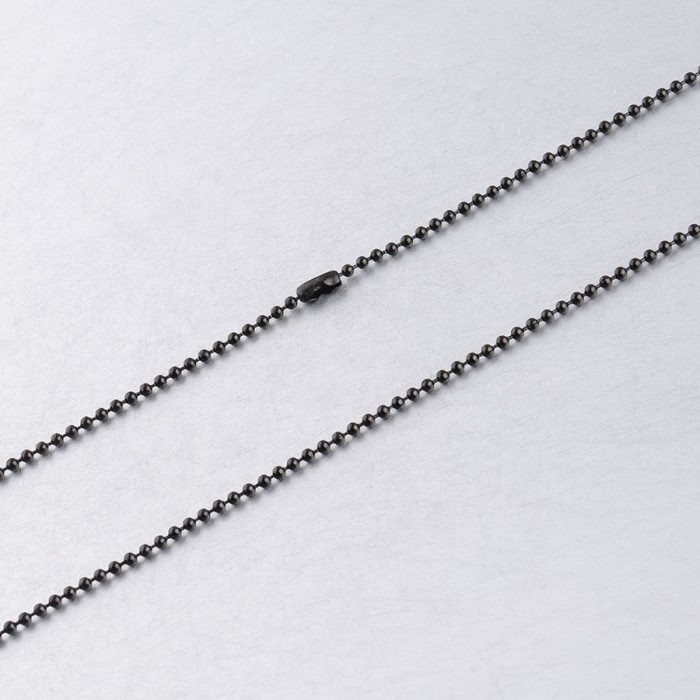 1.5mm Stainless Steel Ball Bead Chain Ball Chain Ornament Accessories DIY Chain Necklace Necklace