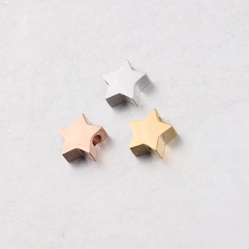 Stainless Steel Five-Pointed Star DIY Ornament Accessories