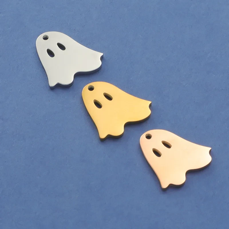 Stainless Steel Halloween Ghost Ornament Accessories Diy