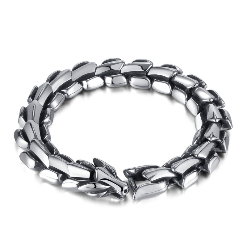 Ornament Factory Retro Titanium Steel Faucet Stainless Steel Personality Keel Chain Bracelet Men