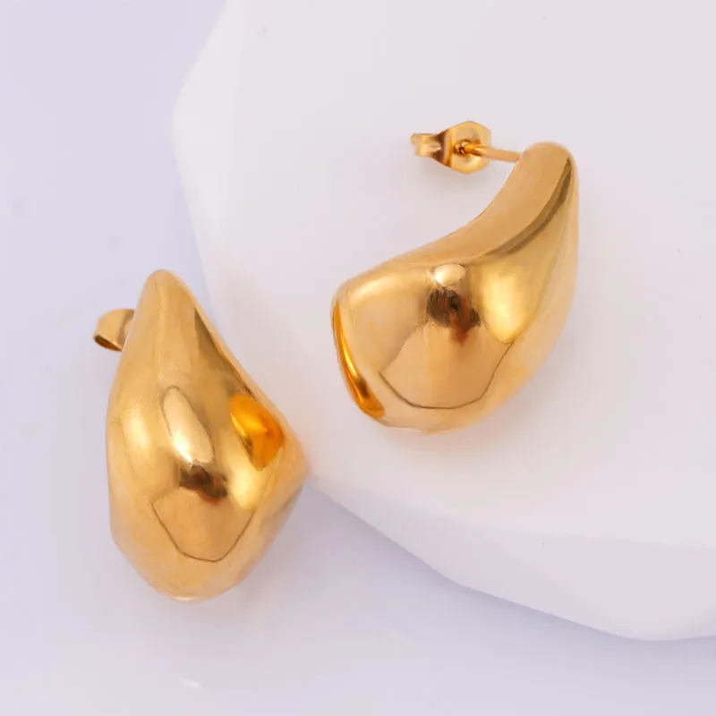 925 Silver Needle Retro Irregular Simple Earrings Fashion Casual Earrings