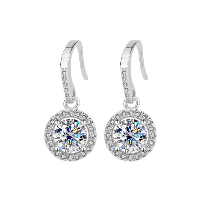 Crystal Aaa Zircon Tassel Drop Earrings for Women Temperament Elegant Earring Bride Wedding Party Jewelry