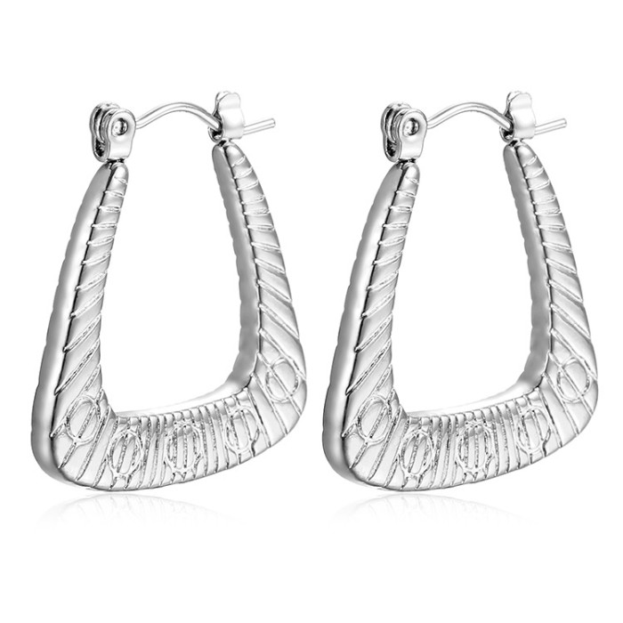 Minimalist Stainless Steel Hoop Earrrings for Women Gold Color Metal Circle Earrings Vintage Girls Party Jewelry Gifts