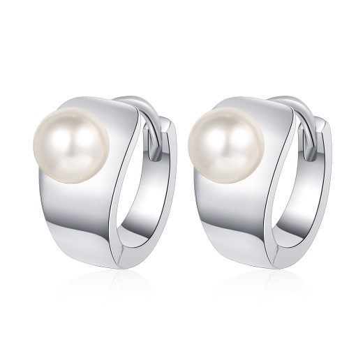 Temperamental Popular Pearl Ear Clip Earring