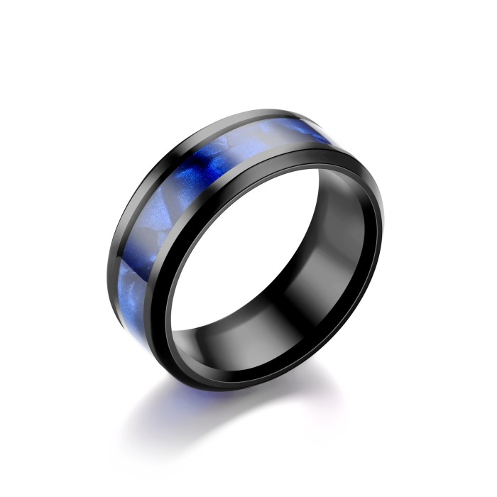 Elegant Fashion All-Match Stainless Steel Men's Ring