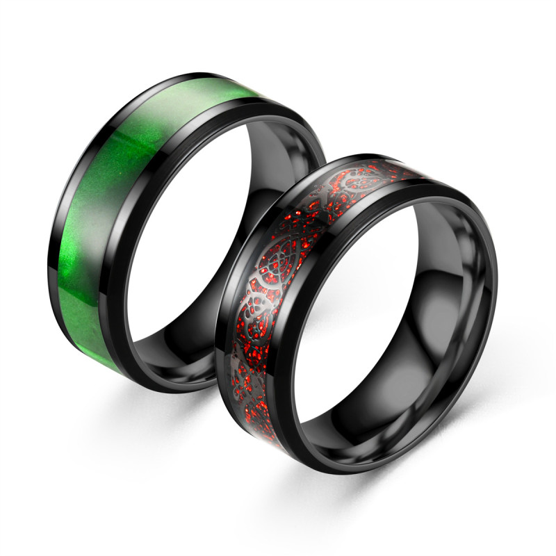 Titanium Steel Ring Dragon Ring
