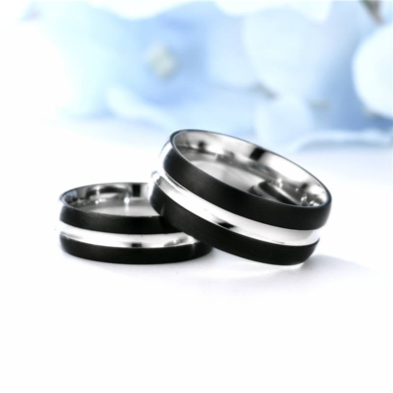 Men’s Titanium Steel Couple Ring