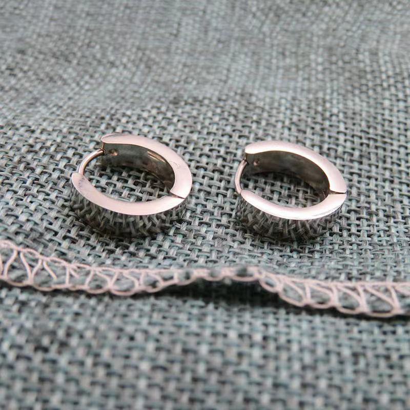Small Stainless Steel Personality Ins Fashion Men Women Hoop Earring