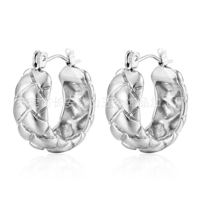 Stainless Steel Gold Earrings Trendy Earings