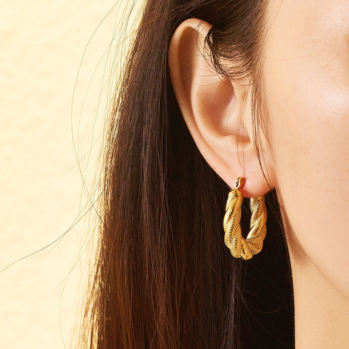Irregular Stainless Steel Earrings