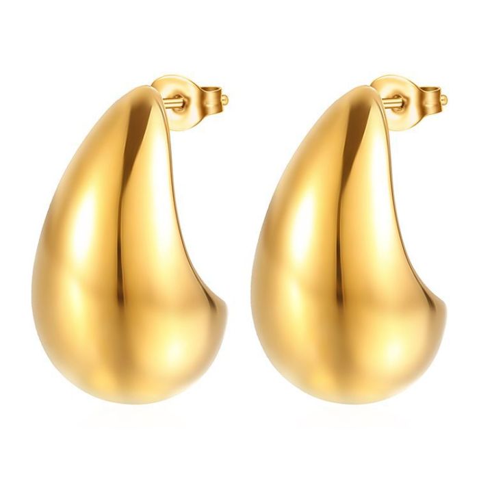 Stainless Steel Dropper Earrings