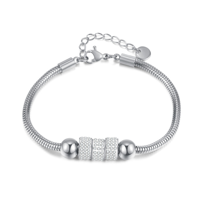 Luxury Titanium Steel Snake Bones Chain Wholesale Foreign Trade Personality All-Match Stainless Steel Bracelet for Women