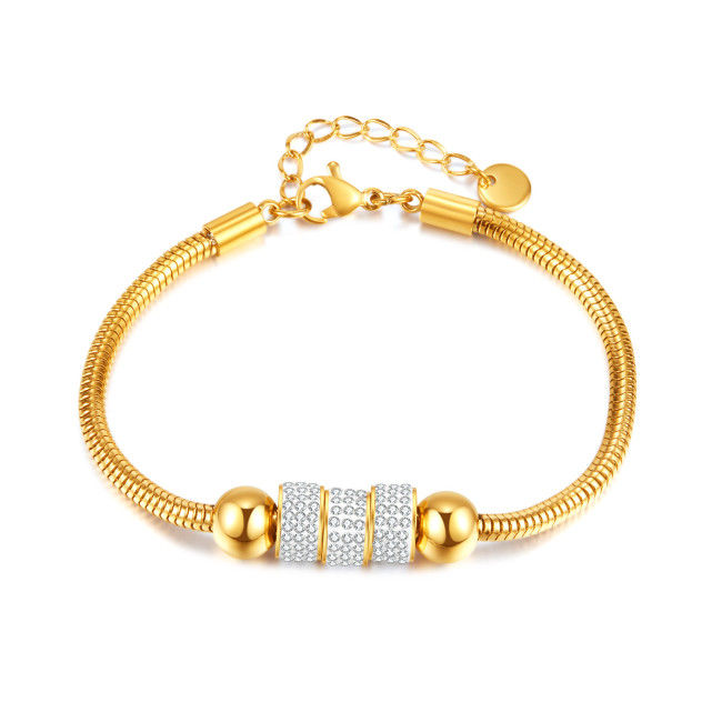 Luxury Titanium Steel Snake Bones Chain Wholesale Foreign Trade Personality All-Match Stainless Steel Bracelet for Women