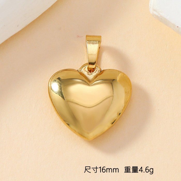 Classic Refined Chic Elegant 18K Gold Stainless Steel Charm Pendant Necklace Bracelet Handmade DIY Jewelry Accessories
