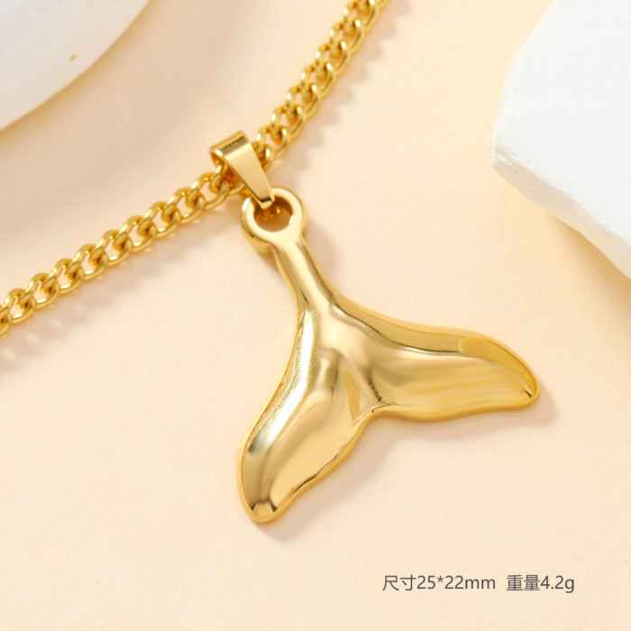 Chic Dainty Elegant 18K Gold Plated Stainless Steel Sun Cross Love Pendant Handmade DIY Jewelry Accessories, Necklaces
