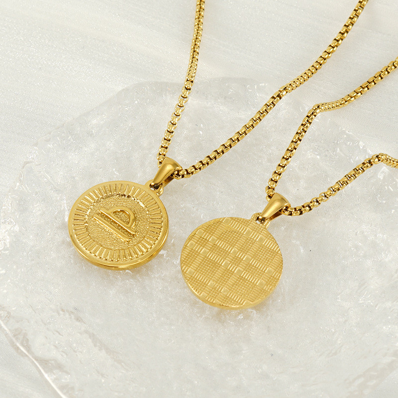 Classic Refined Elegant Round Twelve Constellations Necklace Trendy Casual Jewelry Gift