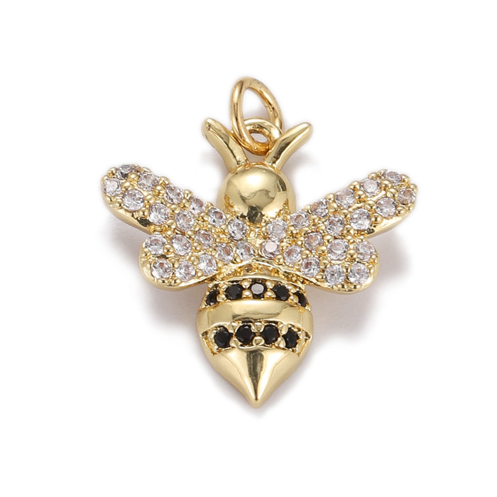 3pcs Chic Customizable Leopard Butterfly Hummingbird Squirrel Elephant Giraffe Animal Pendant Jewelry Handmade DIY Jewelry Accessorie