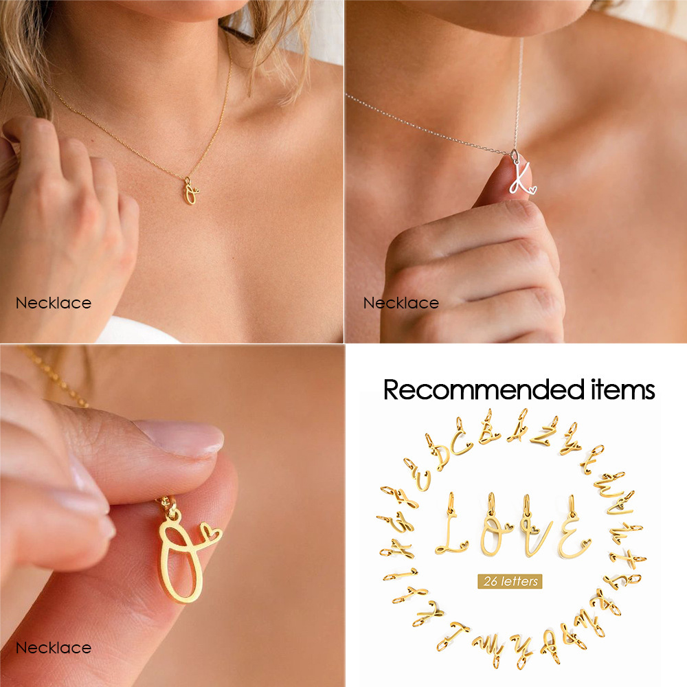 New Style Chic Hypoallergenic 26 English Letters Handmade Diy Jewelry Accessories 216045386142