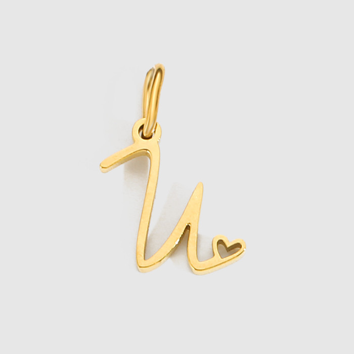 New Style Chic Hypoallergenic 26 English Letters Handmade DIY Jewelry Accessories