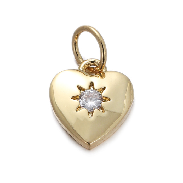 Refined Elegant Star Moon with Zircon Pendant Handmade DIY Jewelry Accessories
