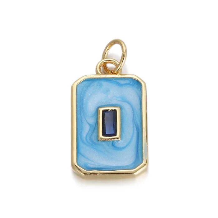 Chic Customizable Hypoallergenic Drop Oil Heart Pendant Handmade DIY Jewelry Accessories
