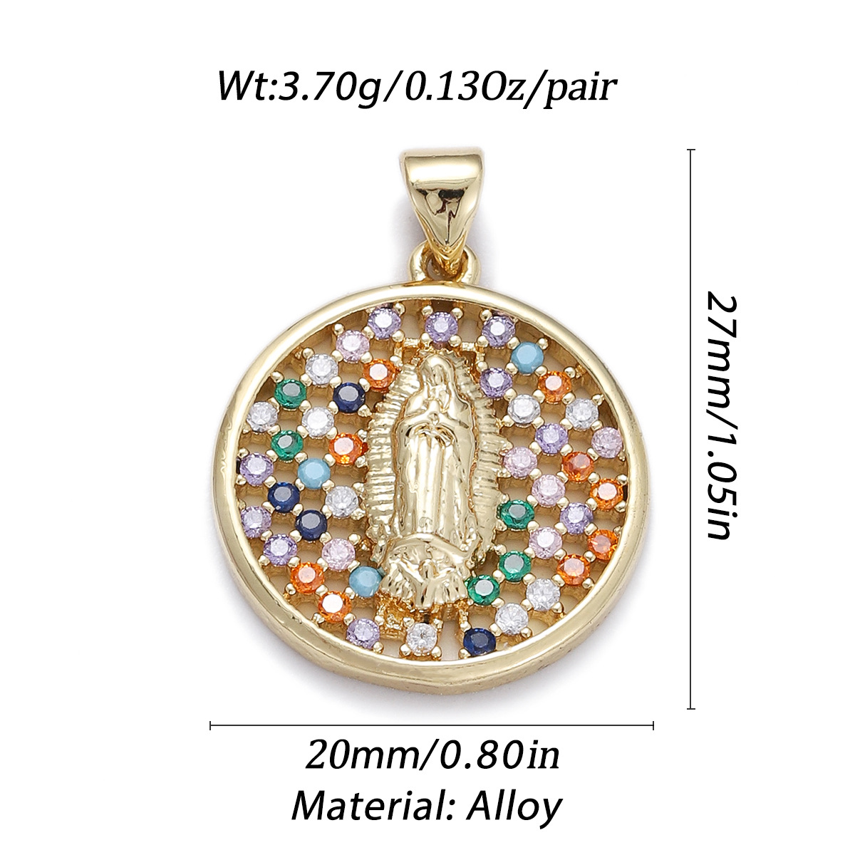 Classic Refined Elegant Women Zircon Heart Flower Pendant Handmade Diy Jewelry Accessories 216045385773