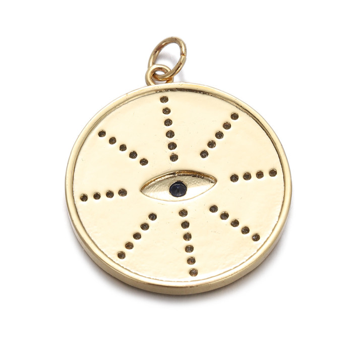 French Drop Oil Evil Eye Pendant Accessories DIY Bracelet Earrings Handmade Accessories