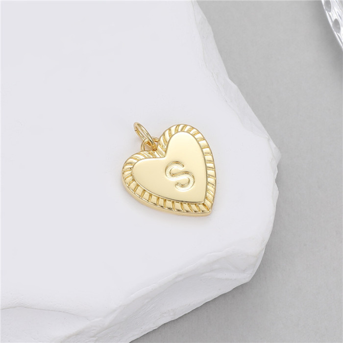 Chic Hypoallergenic Delicate French Romantic Love 26 Letter Pendant DIY Bracelet Necklace Earrings Accessories