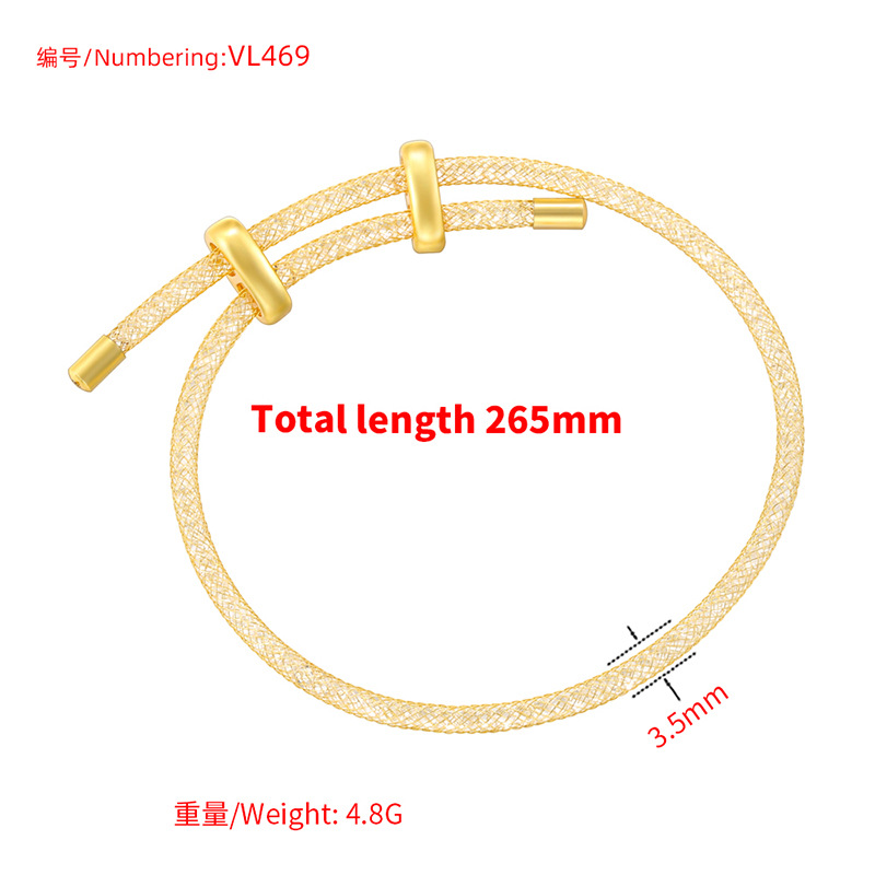 Chic Customizable Adjustable 3.5Mm Thick Hand Rope Handmade Diy Jewelry Accessories 216045337680