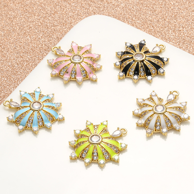 Chic Dainty Drop Oil Heart Diamond Pendant Necklace Bracelet Handmade Diy Jewelry Accessories 216045346536