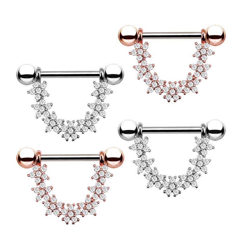 Chic Nipple Ring Piercing Helix Piercing Sexy Nipple Jewelry for Women Stylish Trendy Party Festival Casual Jewelry Gift