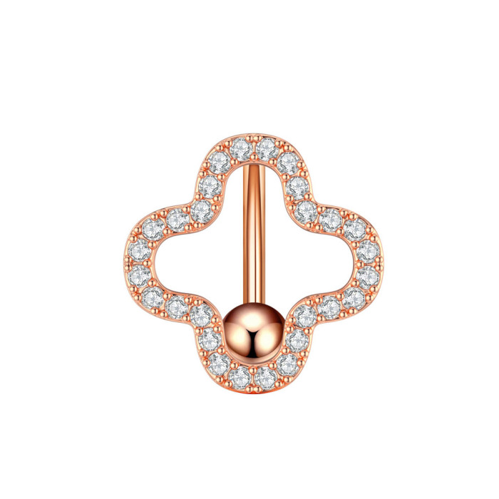 Chic Hypoallergenic Star Moon Belly Button Rings Sexy Belly Piercing for Women Girls Gold Color Navel Rings Jewelry