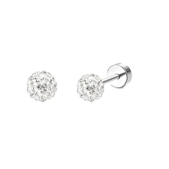 Chic Stainless Steel Cartilage Stud Earrings for Women Studs Ear Piercing Jewelry Trendy Casual jewelry Gift