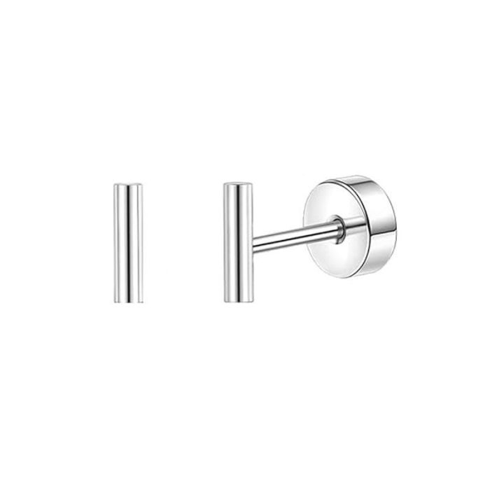 Chic Stainless Steel Cartilage Stud Earrings for Women Studs Ear Piercing Jewelry Trendy Casual jewelry Gift