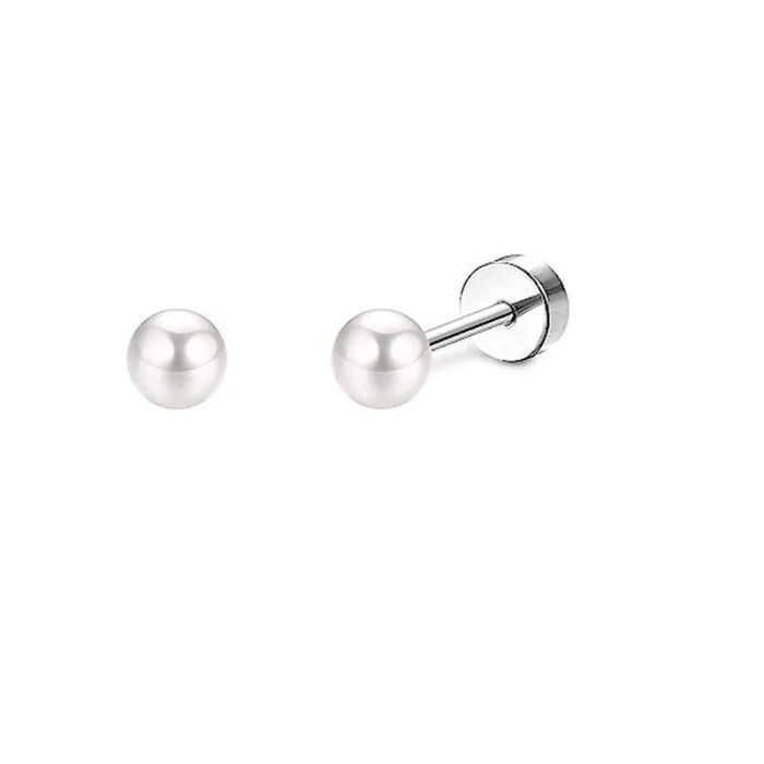 Chic Stainless Steel Cartilage Stud Earrings for Women Studs Ear Piercing Jewelry Trendy Casual jewelry Gift