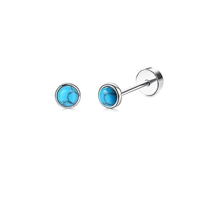 Chic Stainless Steel Cartilage Stud Earrings for Women Studs Ear Piercing Jewelry Trendy Casual jewelry Gift