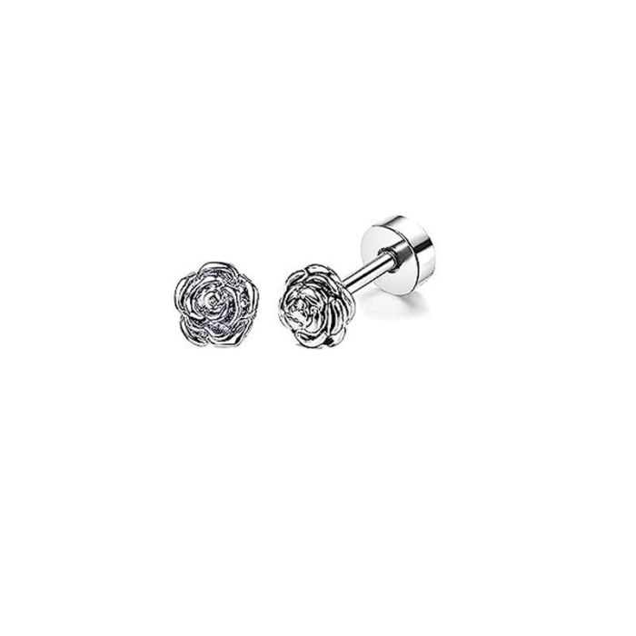 Chic Stainless Steel Cartilage Stud Earrings for Women Studs Ear Piercing Jewelry Trendy Casual jewelry Gift