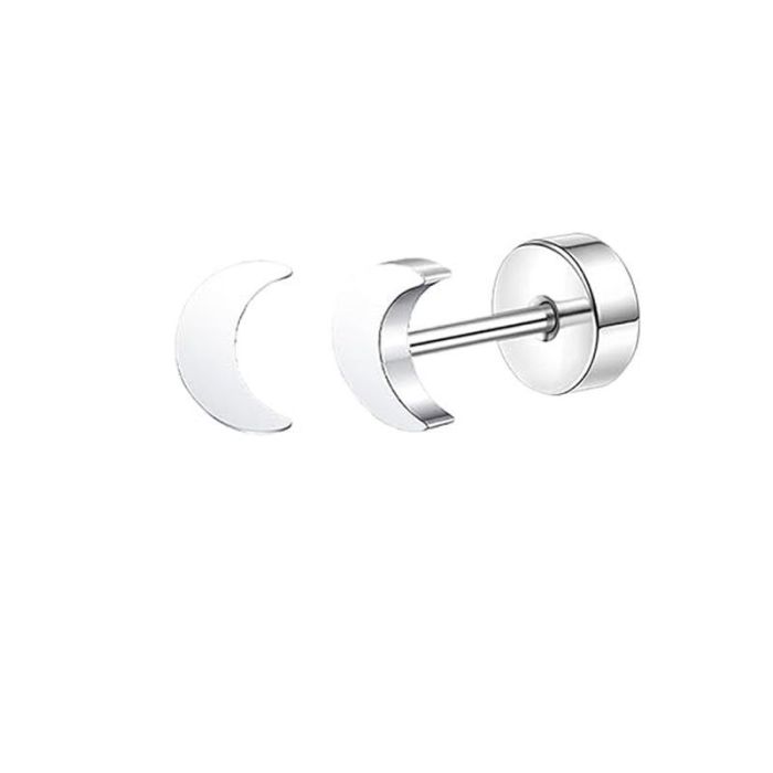 Chic Stainless Steel Cartilage Stud Earrings for Women Studs Ear Piercing Jewelry Trendy Casual jewelry Gift