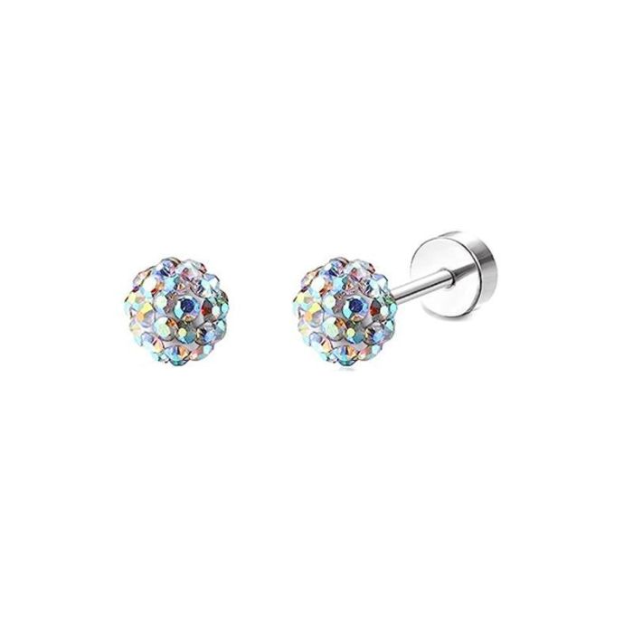 Chic Stainless Steel Cartilage Stud Earrings for Women Studs Ear Piercing Jewelry Trendy Casual jewelry Gift