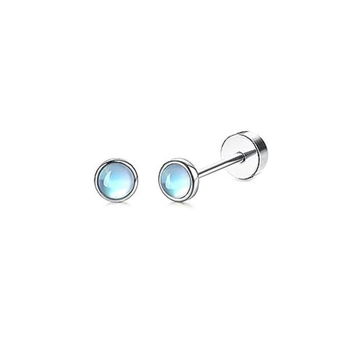 Chic Stainless Steel Cartilage Stud Earrings for Women Studs Ear Piercing Jewelry Trendy Casual jewelry Gift
