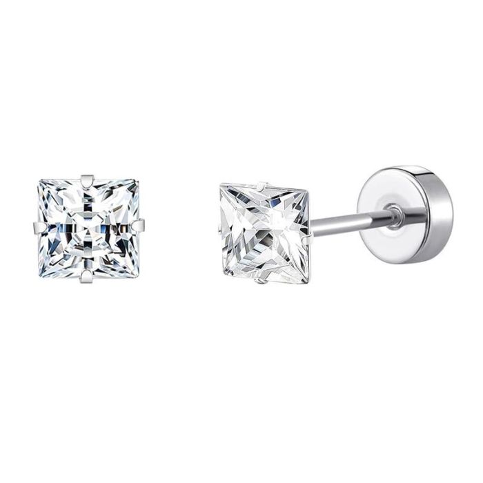 Chic Stainless Steel Cartilage Stud Earrings for Women Studs Ear Piercing Jewelry Trendy Casual jewelry Gift