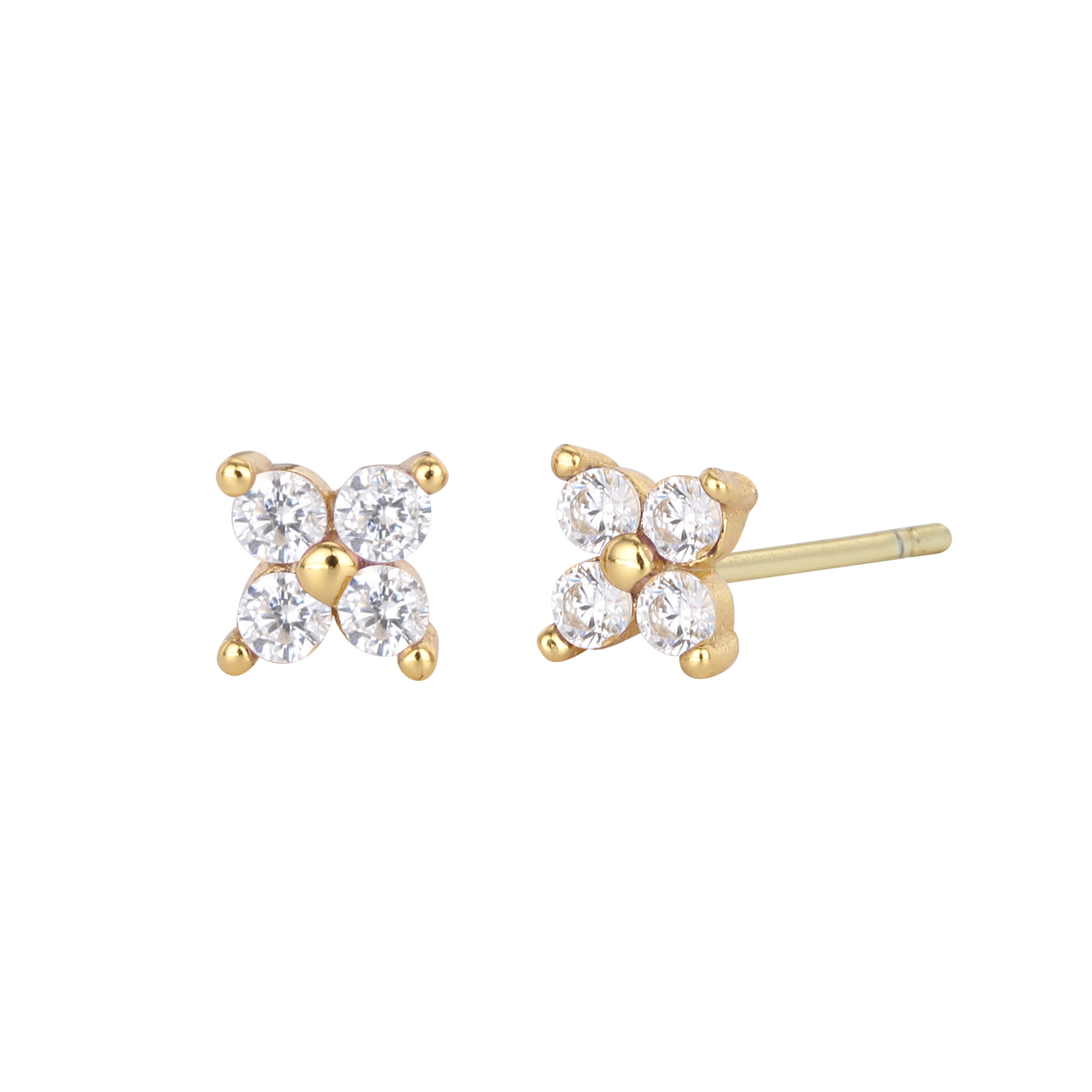 Chic Hypoallergenic Flower Mini Zircon Cartilage Piercing Stud Earring Trendy Party Festival Casual Jewelry Gift 216045285651