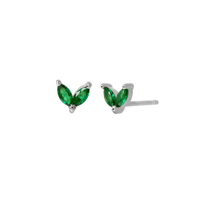 Chic Hypoallergenic Flower Mini Zircon Cartilage Stud Earring for Women Trendy Party Festival Casual jewelry Gift