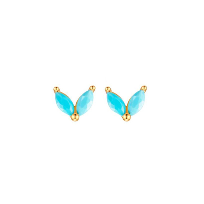 Chic Hypoallergenic Flower Mini Zircon Cartilage Stud Earring for Women Trendy Party Festival Casual jewelry Gift