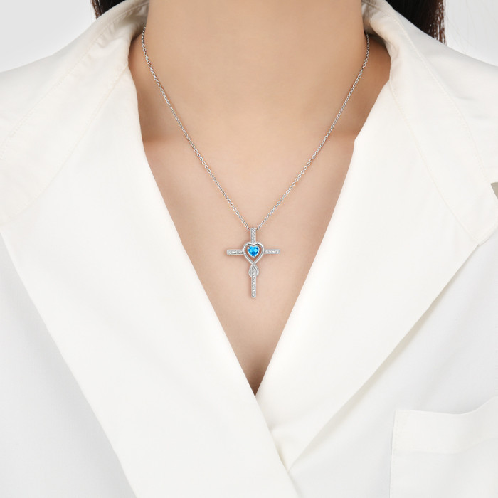 Elegant Infinite Number 8 Pendant Necklace For Women zircon Necklace Accessories Jewelry
