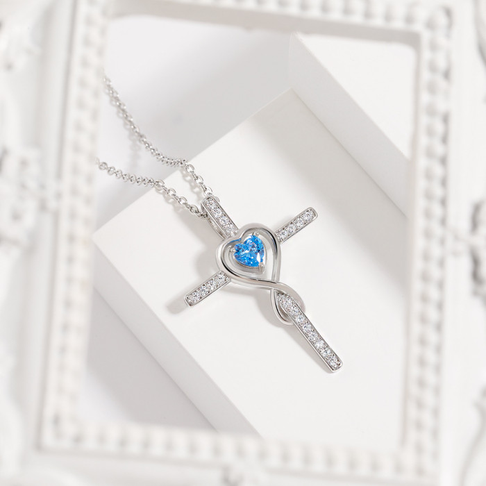 Elegant Infinite Number 8 Pendant Necklace For Women zircon Necklace Accessories Jewelry